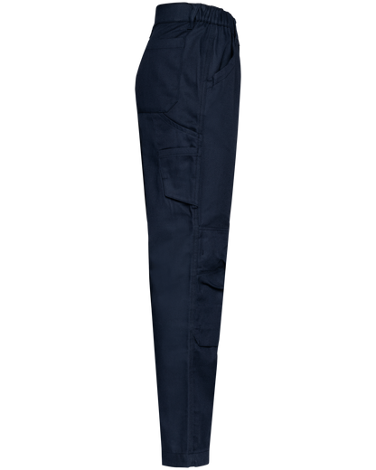 WK740 - Pantalón de trabajo multibolsillos hombre - Navy - lateral