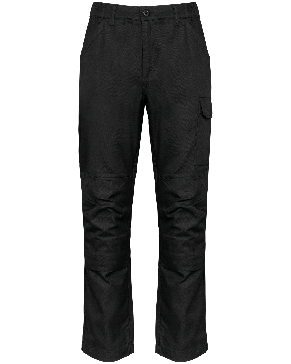 WK740 - Pantalón de trabajo multibolsillos hombre - Black - frontal