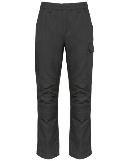 WK740 - Pantalón de trabajo multibolsillos hombre - Dark Grey - frontal