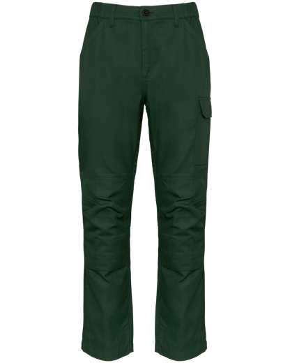 WK740 - Pantalón de trabajo multibolsillos hombre - Forest Green - frontal