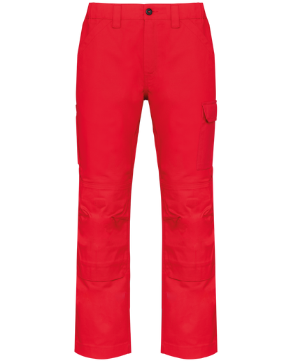 WK740 - Pantalón de trabajo multibolsillos hombre - Red - frontal