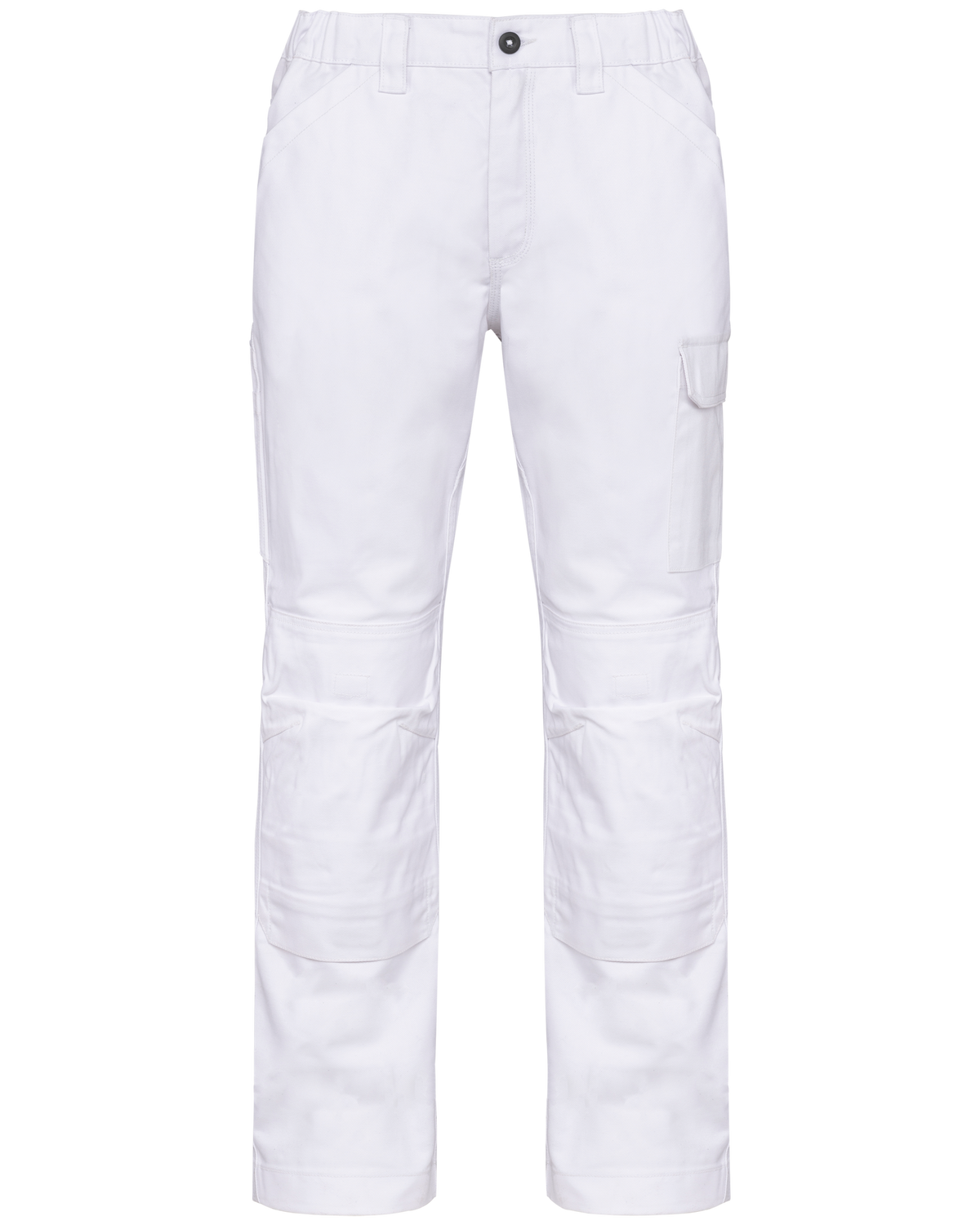 WK740 - Pantalón de trabajo multibolsillos hombre - White - frontal