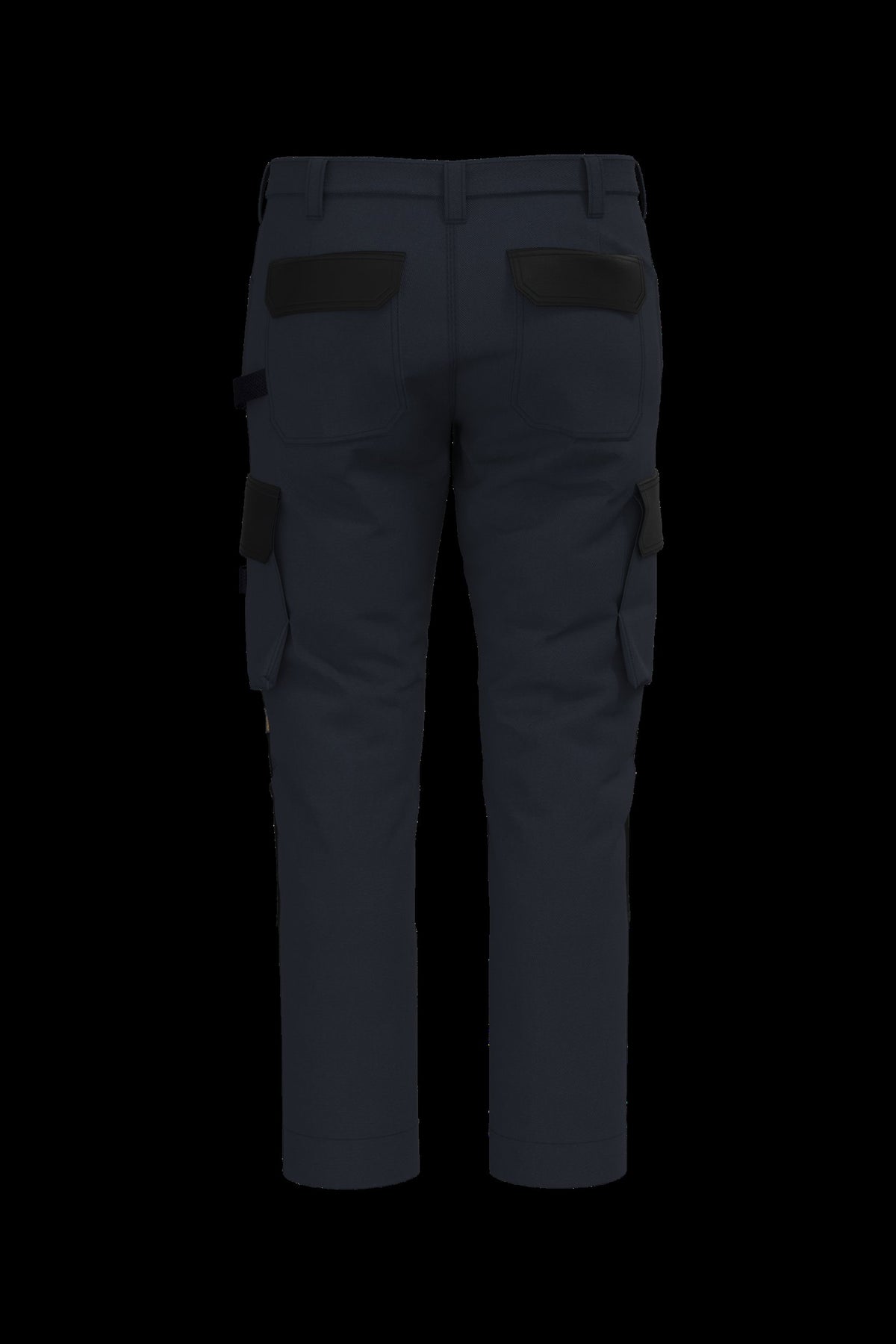 WK742 - Pantalón de trabajo bicolor hombre - Navy / Black - trasera