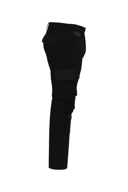 WK742 - Pantalón de trabajo bicolor hombre - Black - lateral