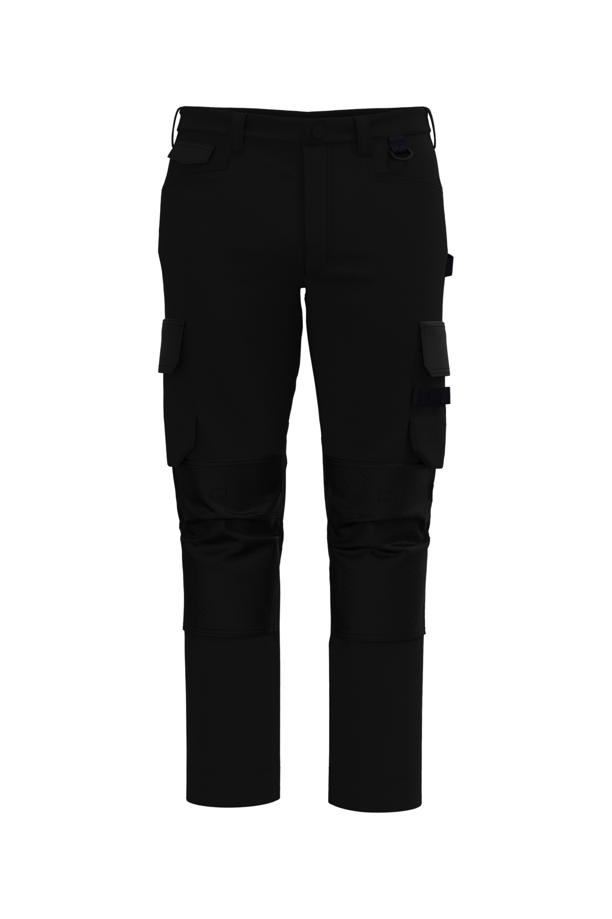 WK742 - Pantalón de trabajo bicolor hombre - Black - frontal