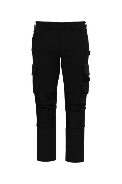 WK742 - Pantalón de trabajo bicolor hombre - Black - frontal