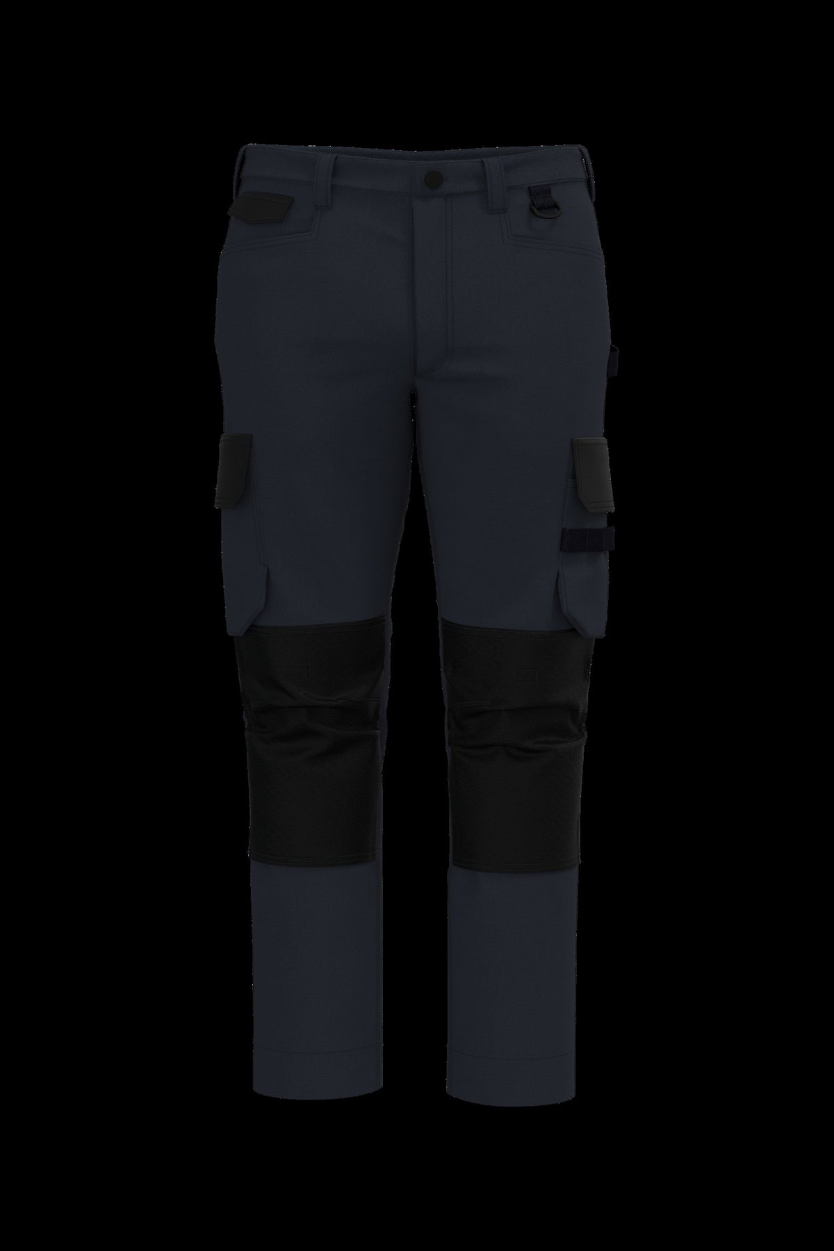 WK742 - Pantalón de trabajo bicolor hombre - Navy / Black - frontal