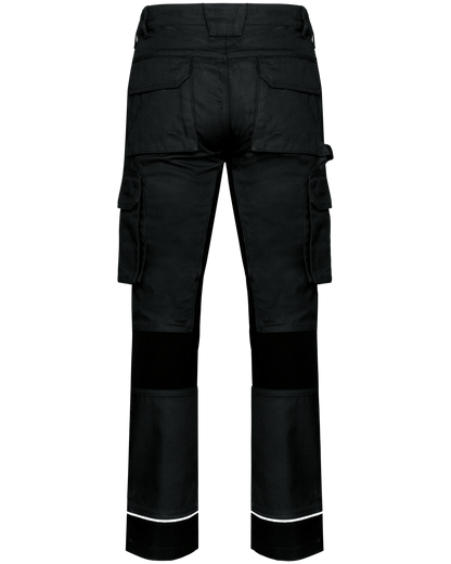 WK743 - Pantalón de trabajo performance reciclado hombre - Black - trasera