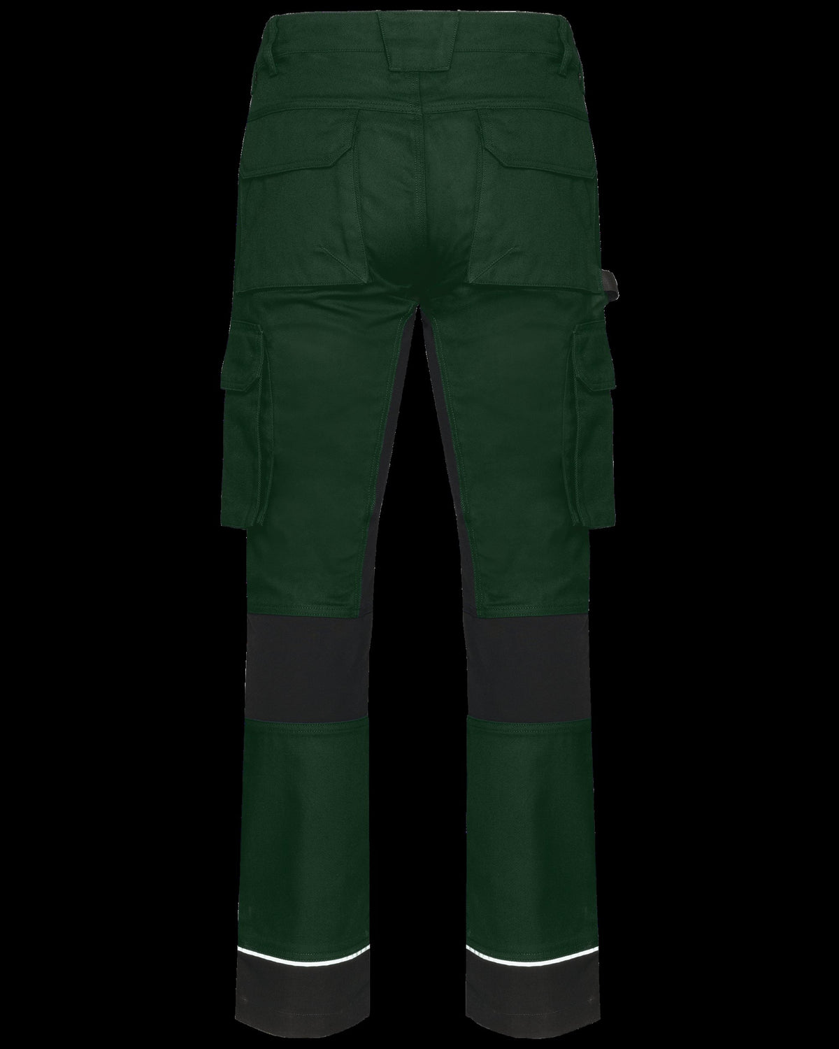 WK743 - Pantalón de trabajo performance reciclado hombre - Forest Green / Black - trasera