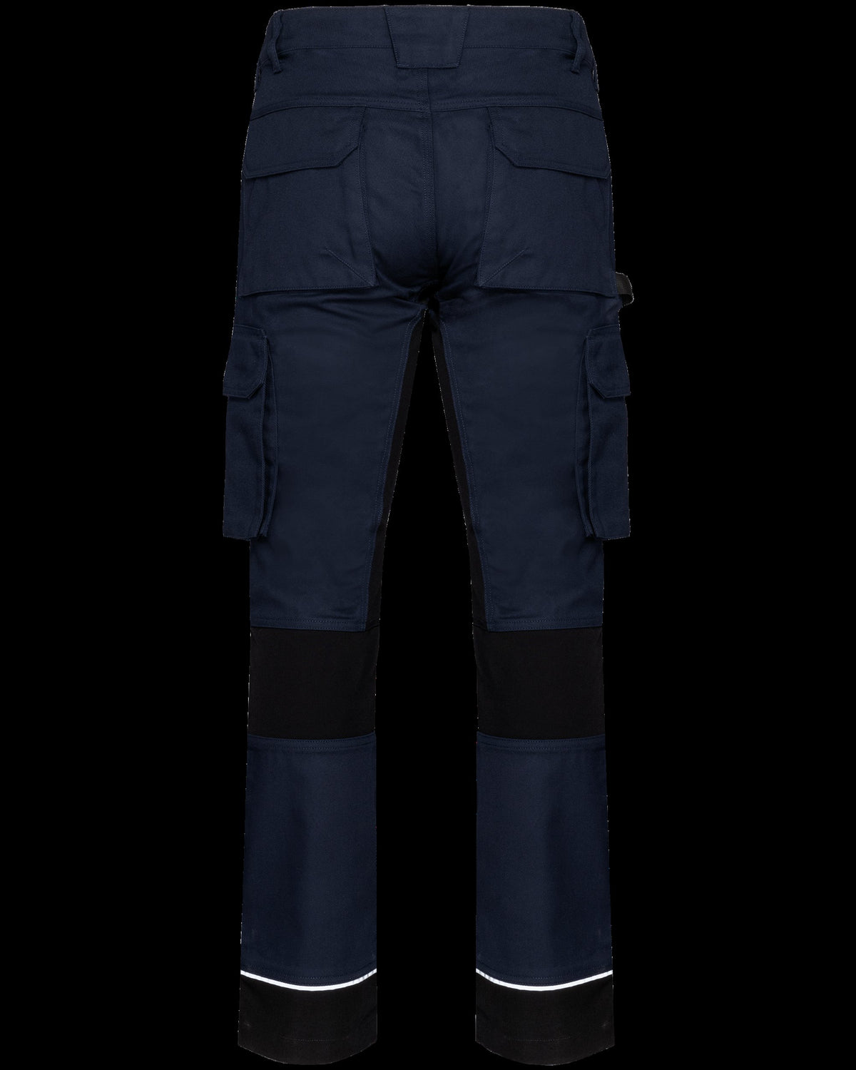 WK743 - Pantalón de trabajo performance reciclado hombre - Navy / Black - trasera
