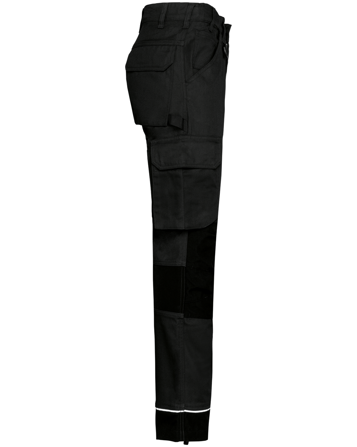 WK743 - Pantalón de trabajo performance reciclado hombre - Black - lateral