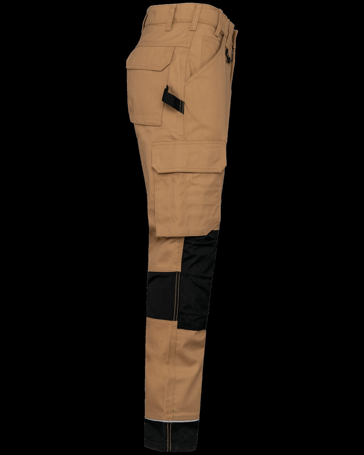 WK743 - Pantalón de trabajo performance reciclado hombre - Camel / Black - lateral
