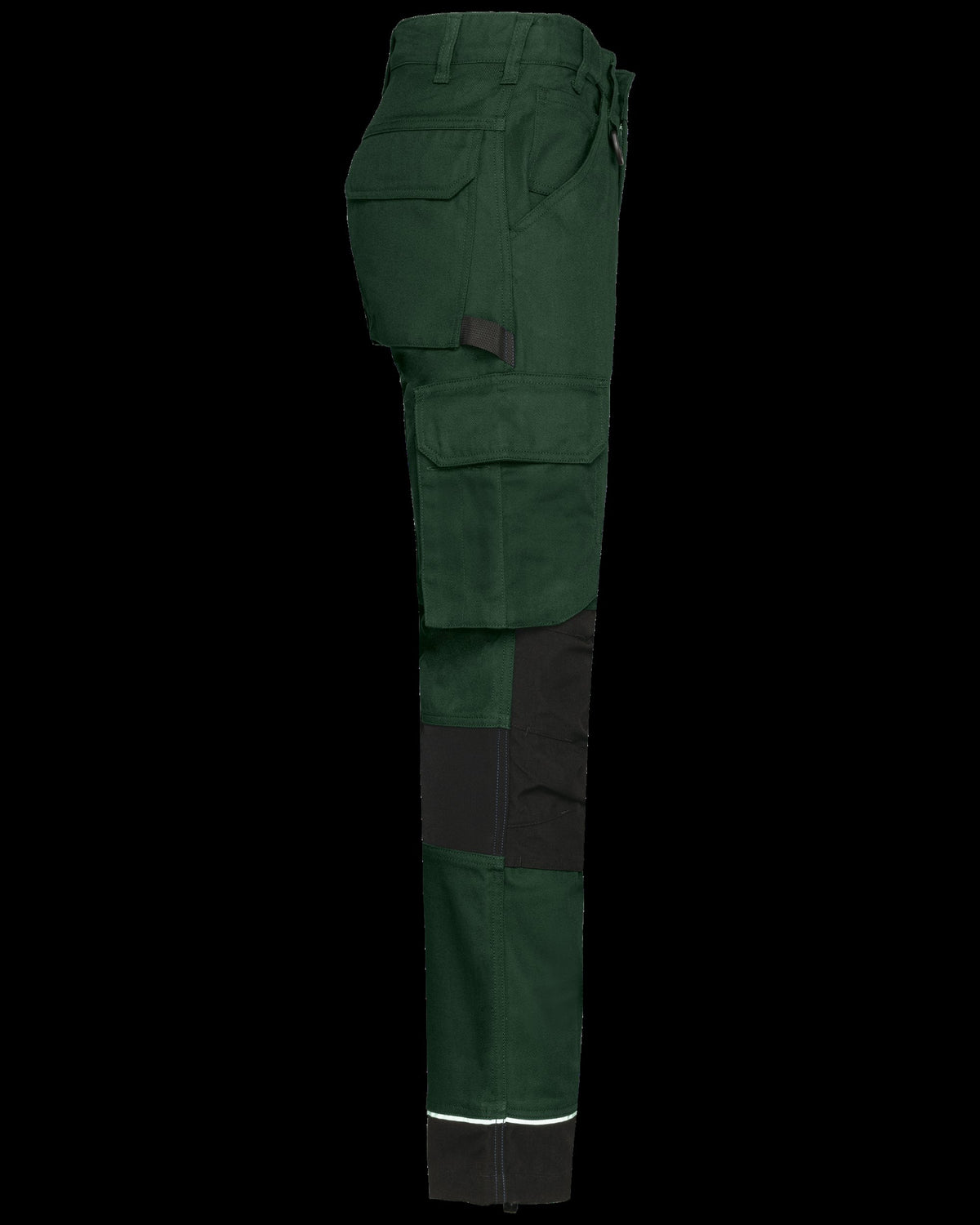 WK743 - Pantalón de trabajo performance reciclado hombre - Forest Green / Black - lateral