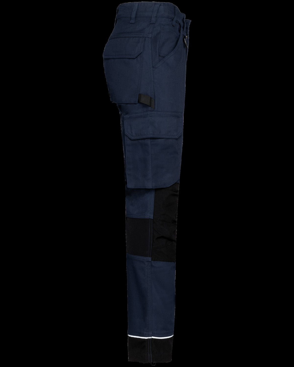 WK743 - Pantalón de trabajo performance reciclado hombre - Navy / Black - lateral