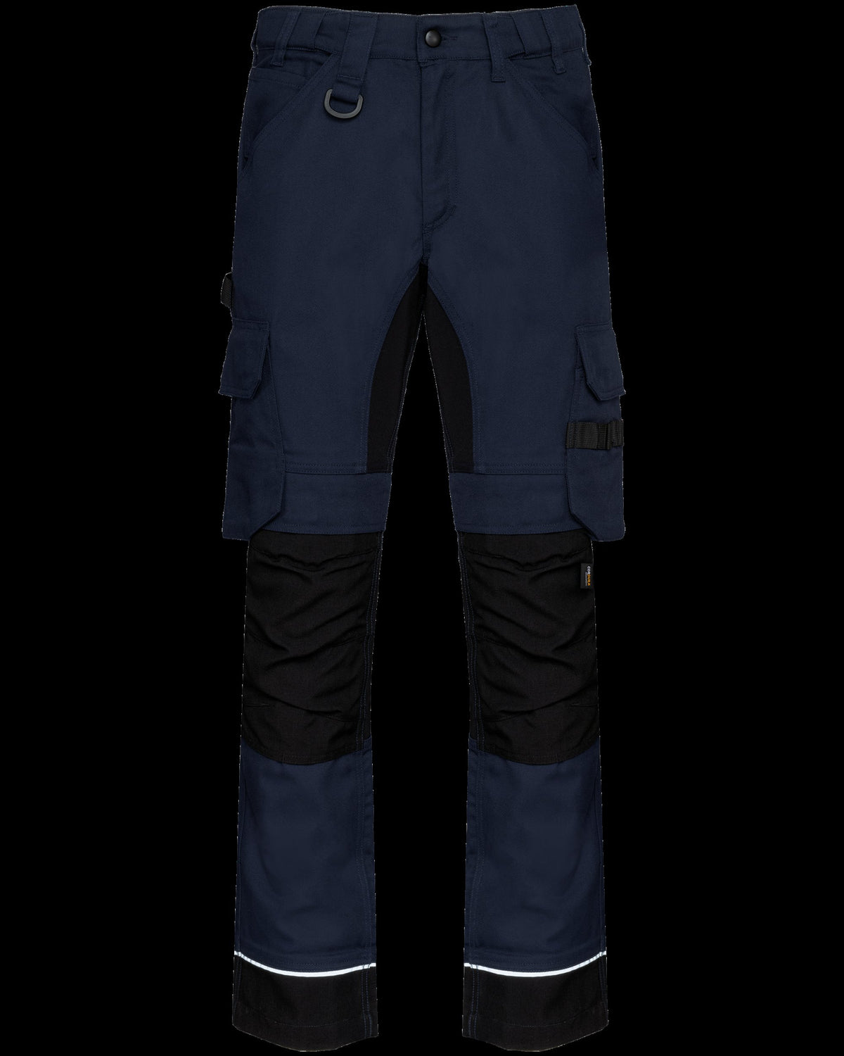 WK743 - Pantalón de trabajo performance reciclado hombre - Navy / Black - frontal