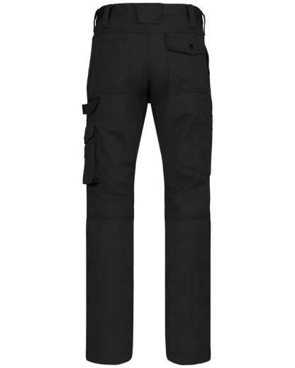WK795 - Pantalón de trabajo multibolsillos - Black - trasera