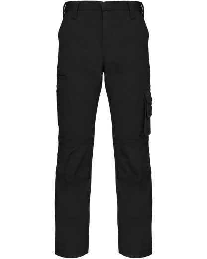 WK795 - Pantalón de trabajo multibolsillos - Black - frontal