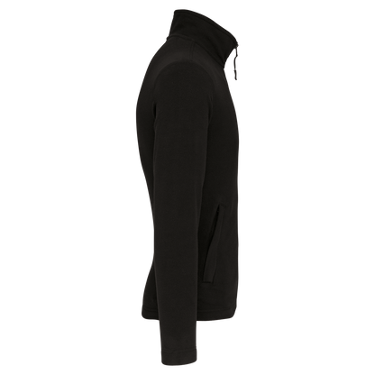 WK903 - Chaqueta micropolar con cremallera hombre - Black - lateral