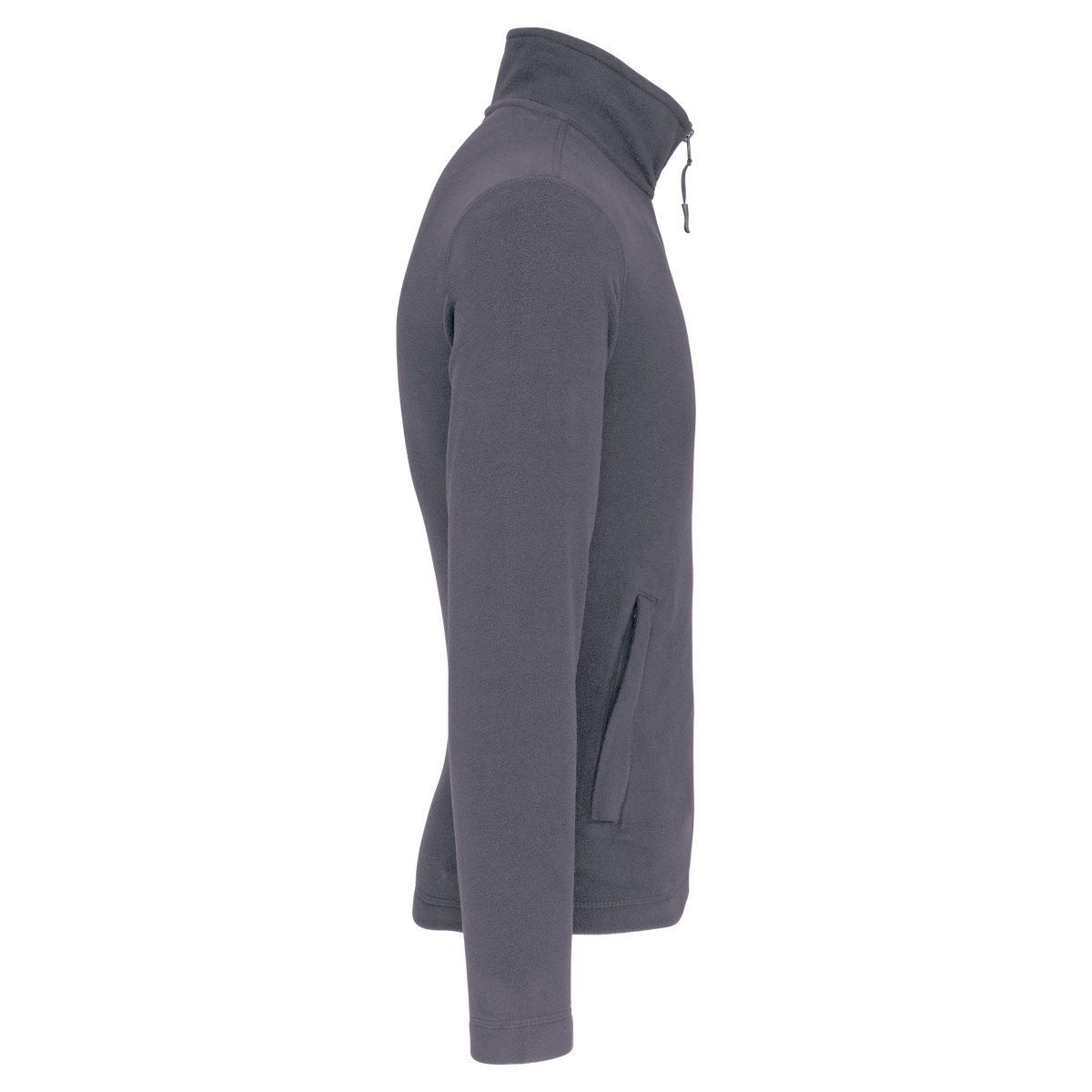 WK903 - Chaqueta micropolar con cremallera hombre - Convoy Grey - lateral
