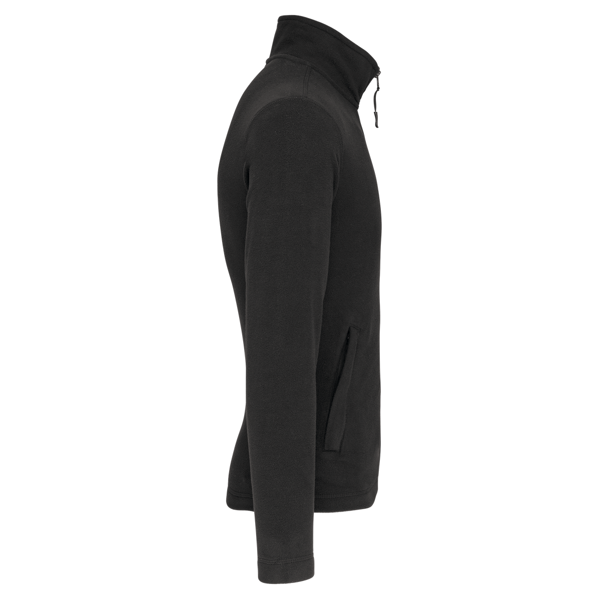 WK903 - Chaqueta micropolar con cremallera hombre - Dark Grey - lateral