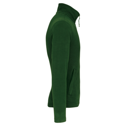 WK903 - Chaqueta micropolar con cremallera hombre - Forest Green - lateral
