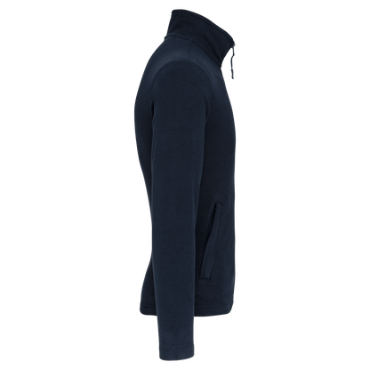 WK903 - Chaqueta micropolar con cremallera hombre - Navy - lateral
