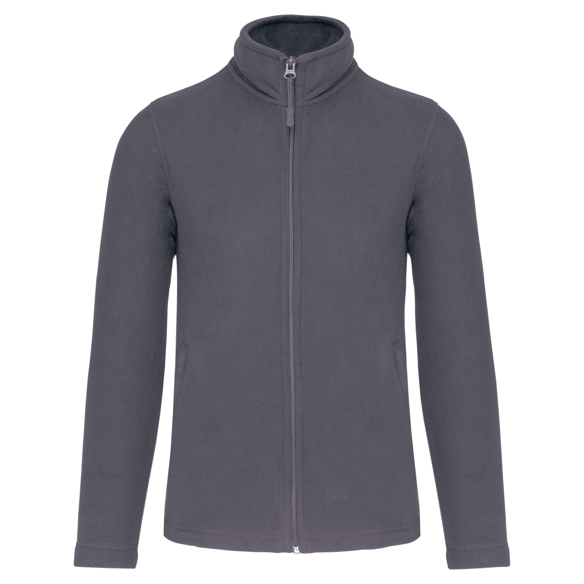 WK903 - Chaqueta micropolar con cremallera hombre - Convoy Grey - frontal