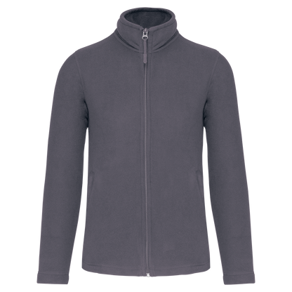 WK903 - Chaqueta micropolar con cremallera hombre - Convoy Grey - frontal