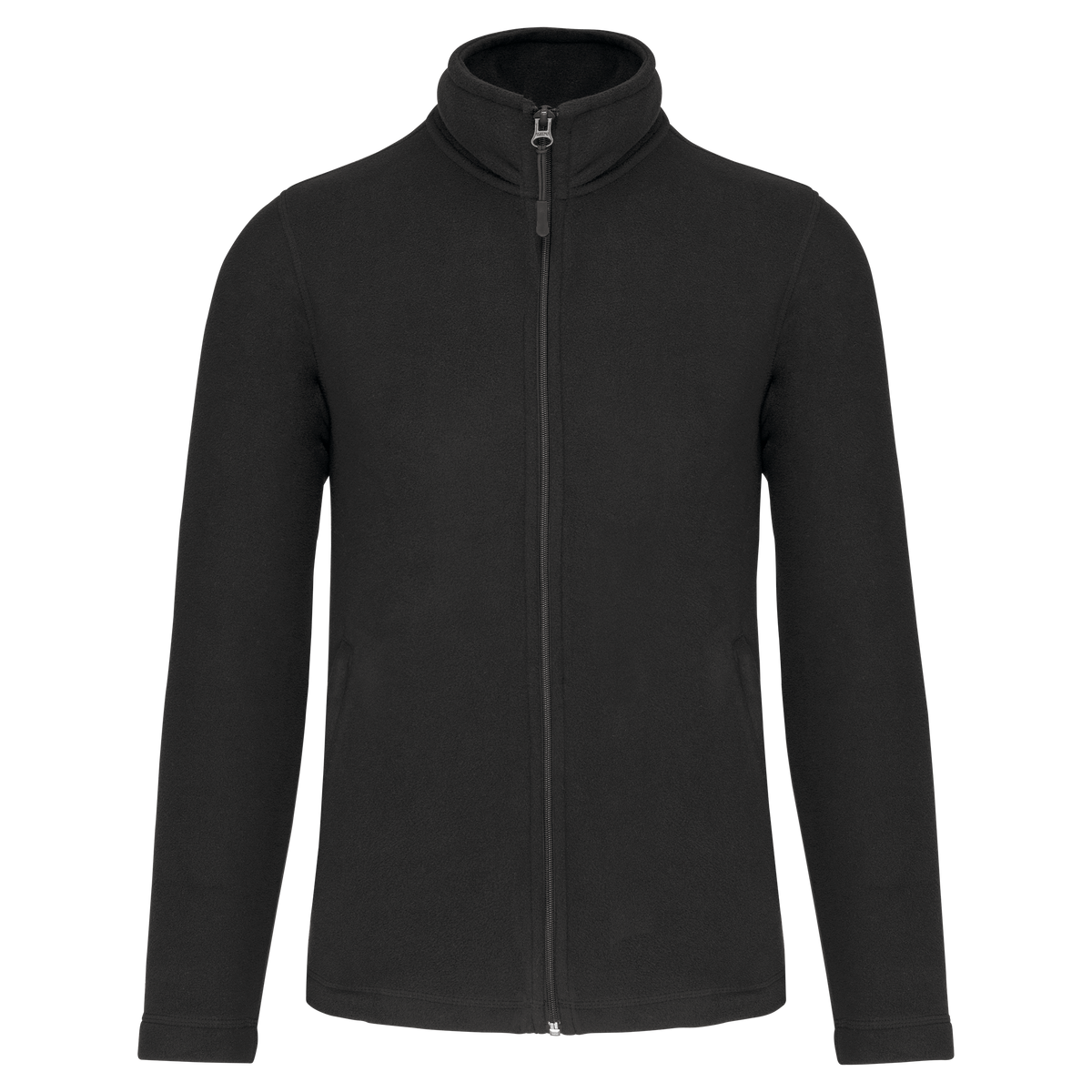 WK903 - Chaqueta micropolar con cremallera hombre - Dark Grey - frontal