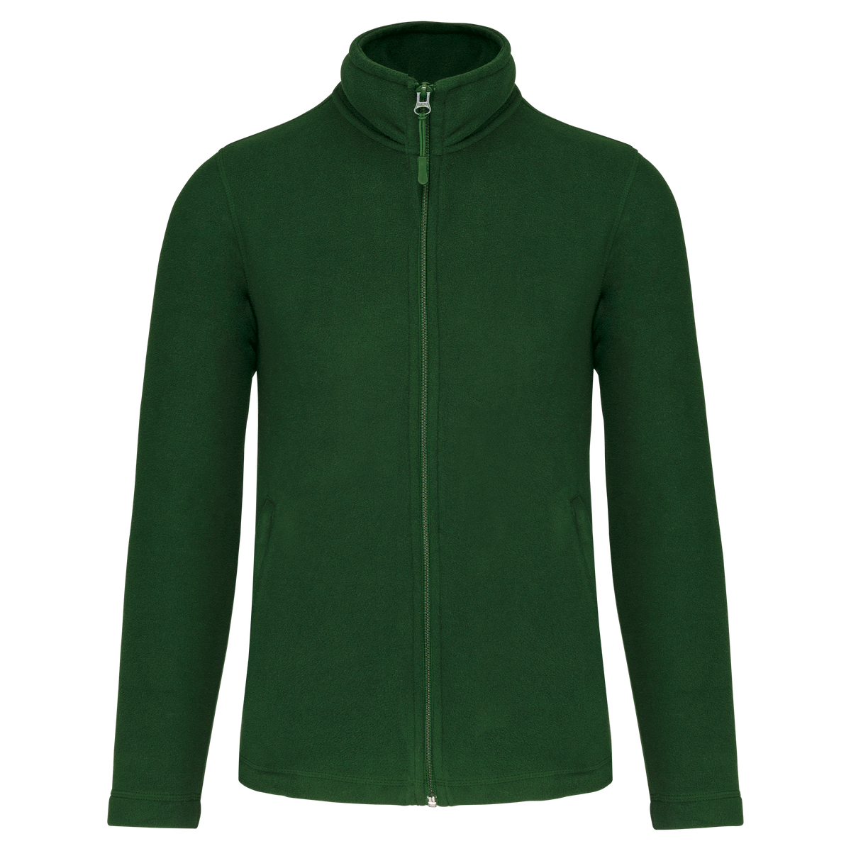 WK903 - Chaqueta micropolar con cremallera hombre - Forest Green - frontal