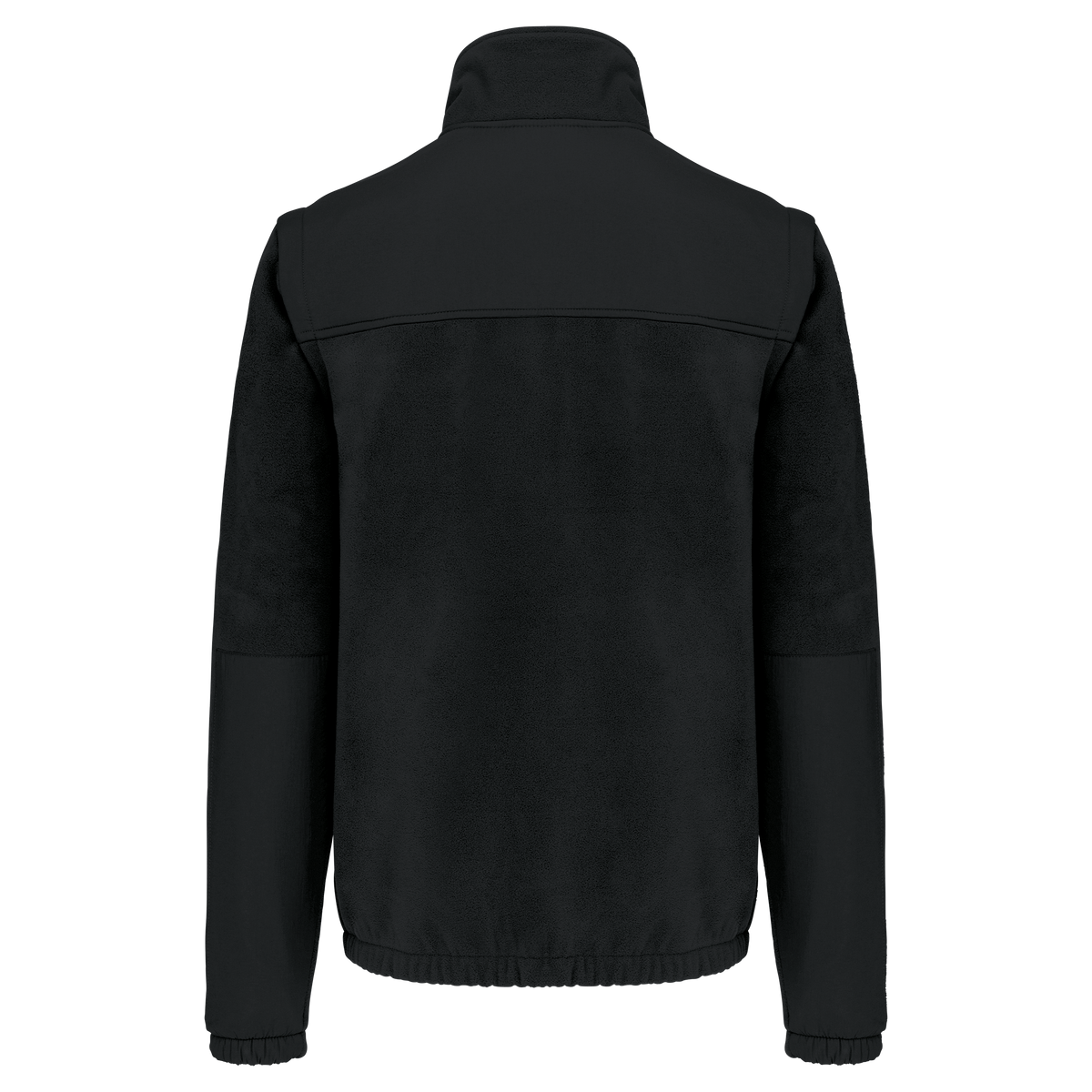 WK9105 - Chaqueta polar con mangas amovibles hombre - Black - trasera