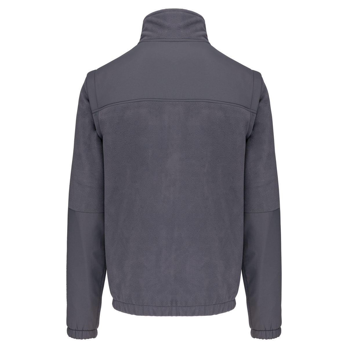 WK9105 - Chaqueta polar con mangas amovibles hombre - Convoy Grey - trasera