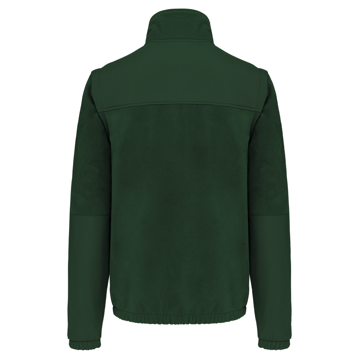 WK9105 - Chaqueta polar con mangas amovibles hombre - Forest Green - trasera