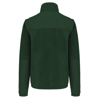 WK9105 - Chaqueta polar con mangas amovibles hombre - Forest Green - trasera