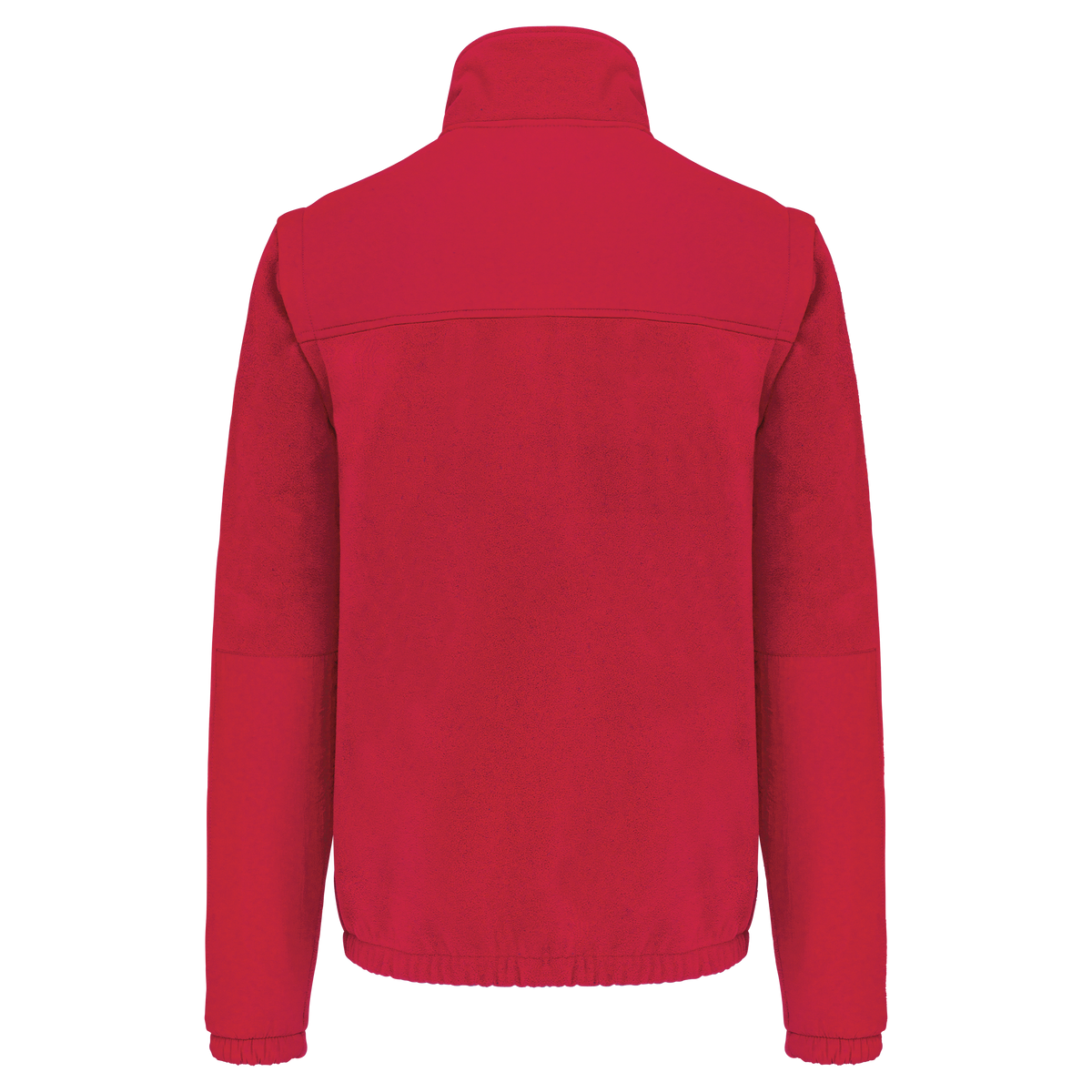 WK9105 - Chaqueta polar con mangas amovibles hombre - Red - trasera