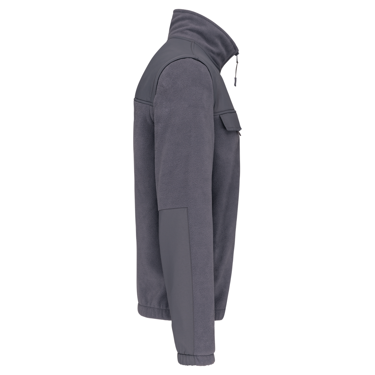 WK9105 - Chaqueta polar con mangas amovibles hombre - Convoy Grey - lateral