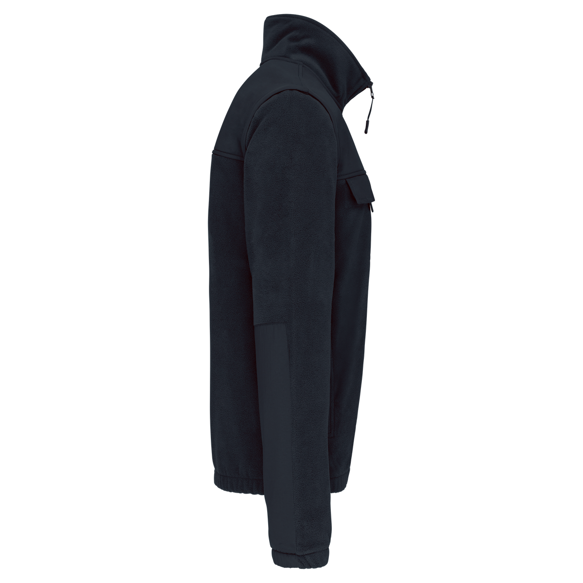 WK9105 - Chaqueta polar con mangas amovibles hombre - Navy - lateral