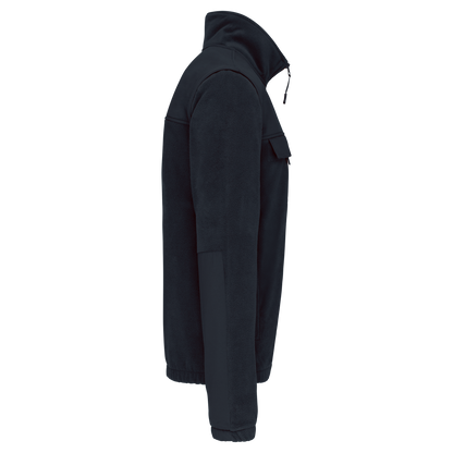 WK9105 - Chaqueta polar con mangas amovibles hombre - Navy - lateral