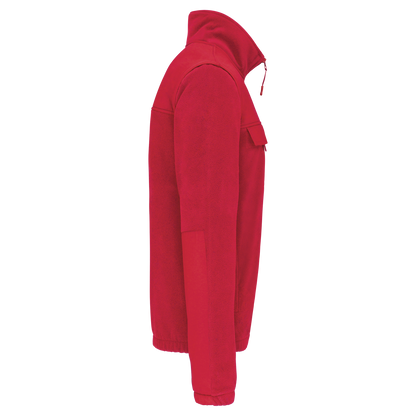 WK9105 - Chaqueta polar con mangas amovibles hombre - Red - lateral