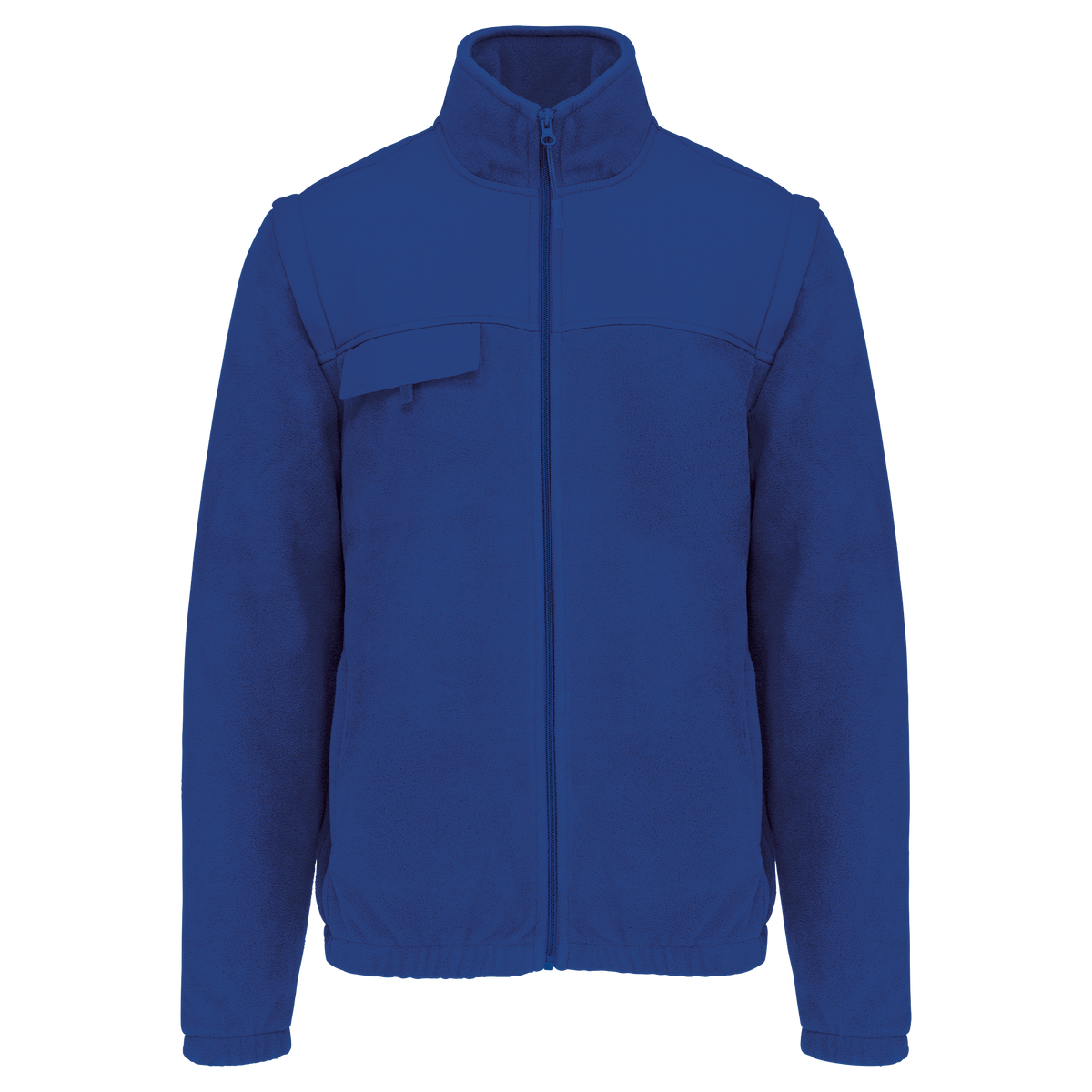 WK9105 - Chaqueta polar con mangas amovibles hombre - Royal Blue - frontal