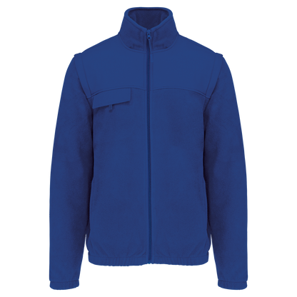 WK9105 - Chaqueta polar con mangas amovibles hombre - Royal Blue - frontal