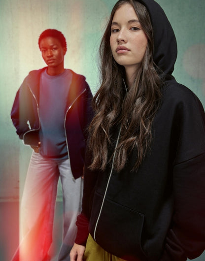 WG003 - Chaqueta con Cremallera y Capucha Influence Adulto Unisex