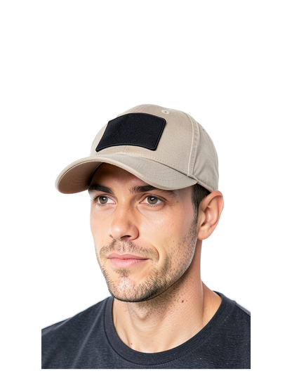 B600 - Cotton Removable Patch — portada con modelo ajustada