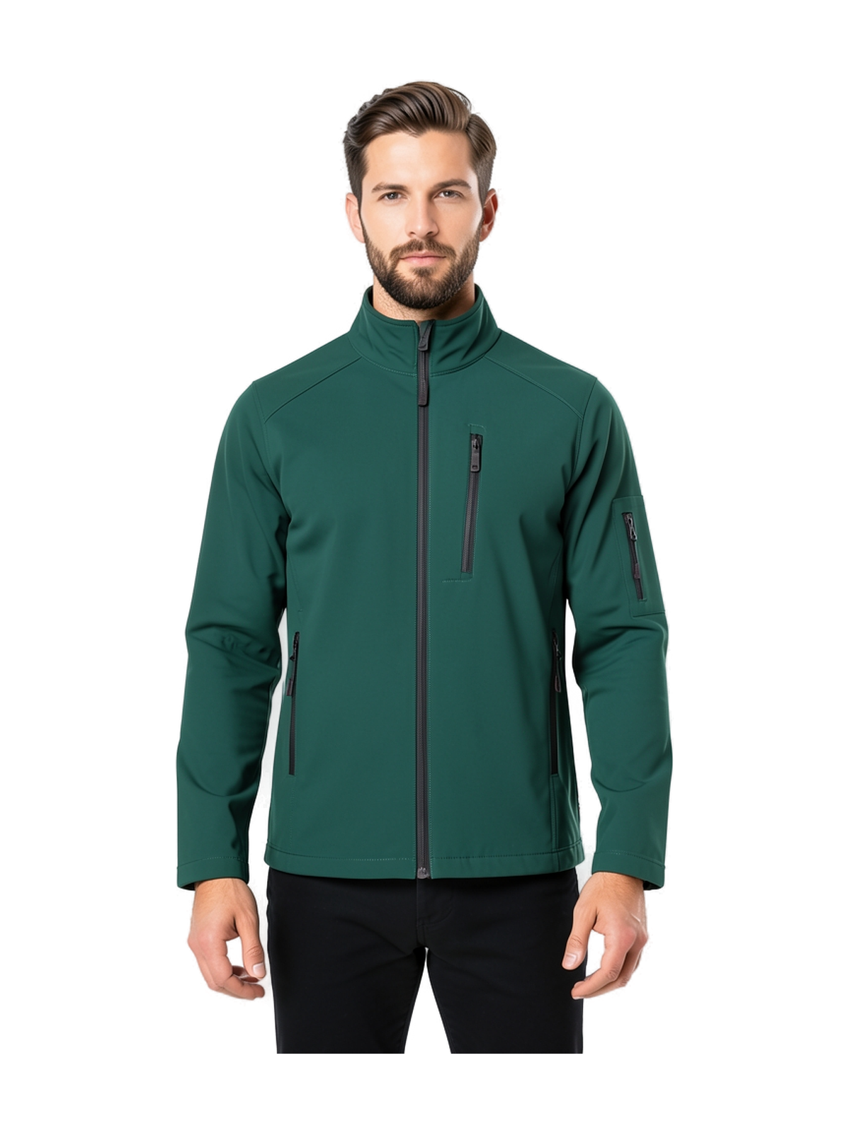 K401 - Chaqueta softshell hombre — portada con modelo