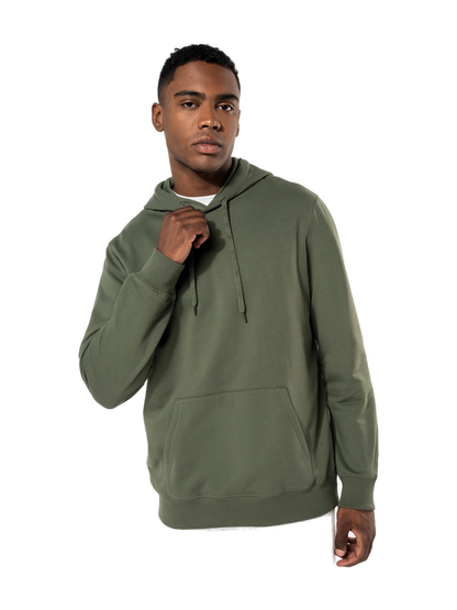 K4041 - Sudadera con capucha reciclada unisex — portada con modelo