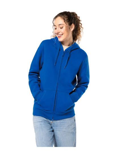 K444 - Sudadera capucha y cremallera — portada con modelo