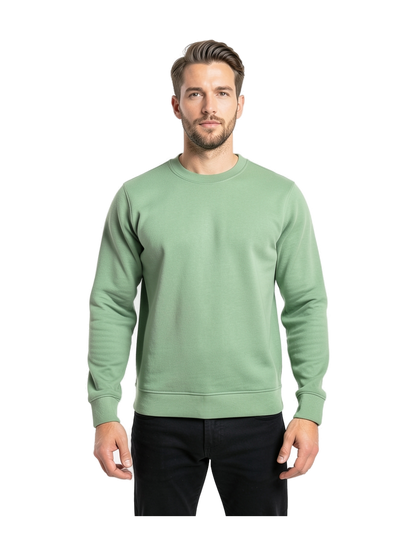 K474 - Sudadera cuello redondo — portada con modelo