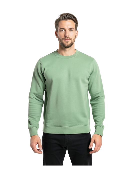 K474 - Sudadera cuello redondo — portada con modelo