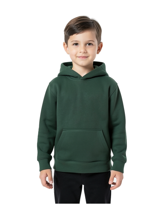 K477 - Sudadera capucha infantil — portada con modelo