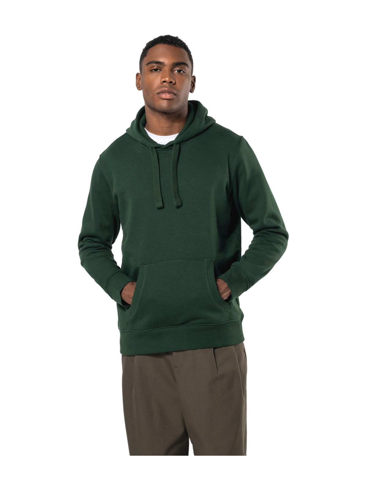 K489 - Sudadera con capucha — portada con modelo